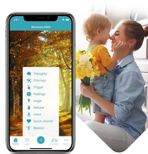Recovery Path App lets you check with your therapist, build a recovery community for support and even get motivational messages on the go